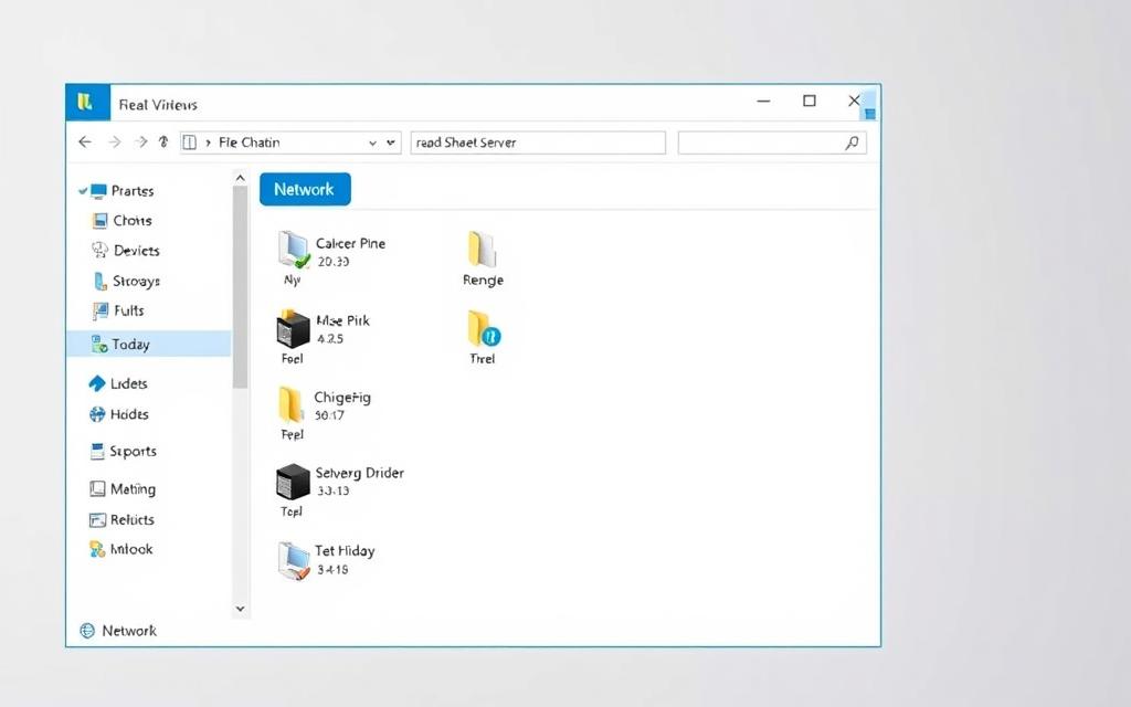 Windows File Explorer network navigation