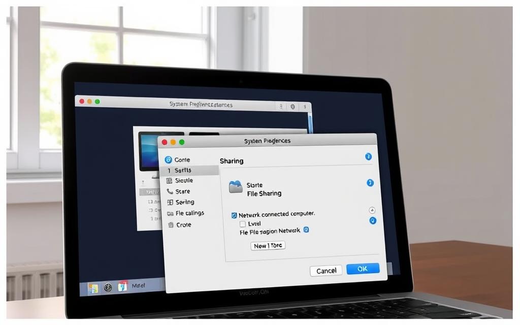 macOS file sharing setup